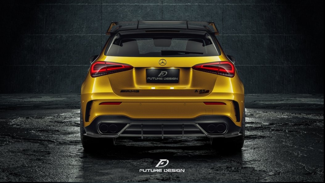 FUTURE DESIGN - MERCEDES BENZ A CLASS W177 A35 / A45 REAR DIFFUSER - Aero Carbon UK