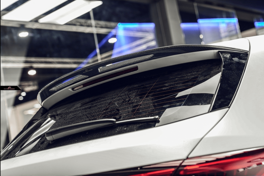 FUTURE DESIGN - MERCEDES BENZ CLA X118 SHOOTING BRAKE DRY CARBON FIBER ROOF SPOILER - Aero Carbon UK
