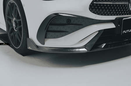 FUTURE DESIGN - MERCEDES BENZ CLE COUPE W236 2024+ DRY CARBON FIBER FRONT LIP - Aero Carbon UK