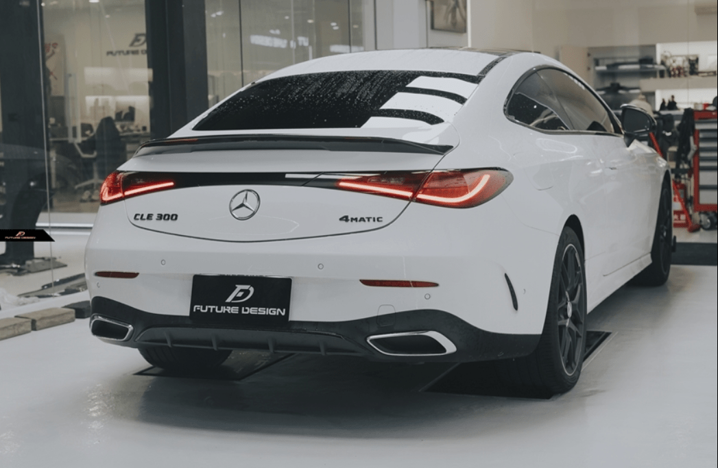 FUTURE DESIGN - MERCEDES BENZ CLE COUPE W236 2024+ DRY CARBON FIBER REAR SPOILER - Aero Carbon UK