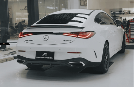 FUTURE DESIGN - MERCEDES BENZ CLE COUPE W236 2024+ DRY CARBON FIBER REAR SPOILER - Aero Carbon UK