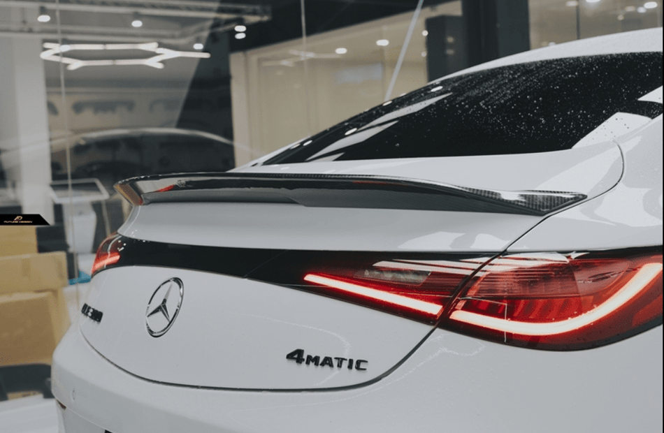 FUTURE DESIGN - MERCEDES BENZ CLE COUPE W236 2024+ DRY CARBON FIBER REAR SPOILER - Aero Carbon UK