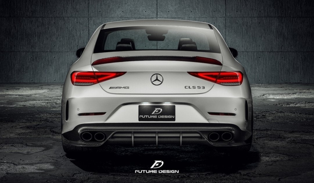 FUTURE DESIGN - MERCEDES BENZ CLS W257 DRY CARBON FIBRE REAR DIFFUSER - Aero Carbon UK