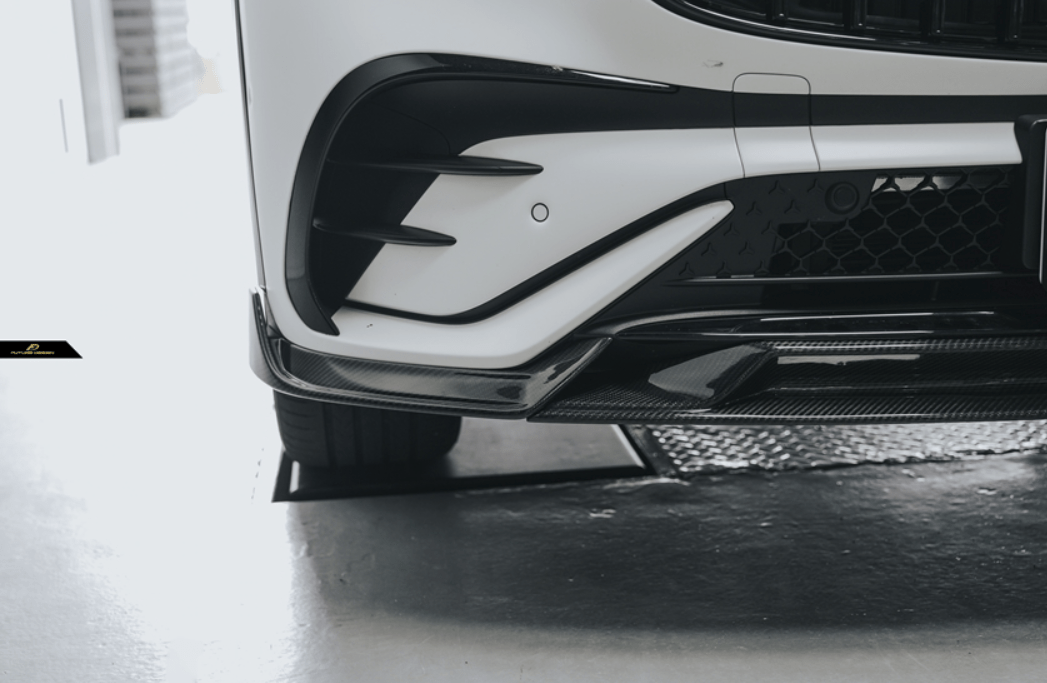 FUTURE DESIGN - MERCEDES BENZ GLC COUPE 2024+ CARBON FIBER FRONT LIP - Aero Carbon UK