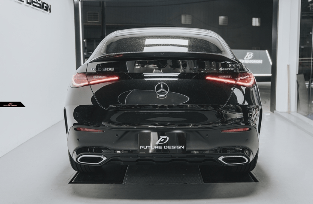 FUTURE DESIGN - MERCEDES BENZ GLC COUPE 2024+ CARBON FIBER REAR SPOILER - Aero Carbon UK