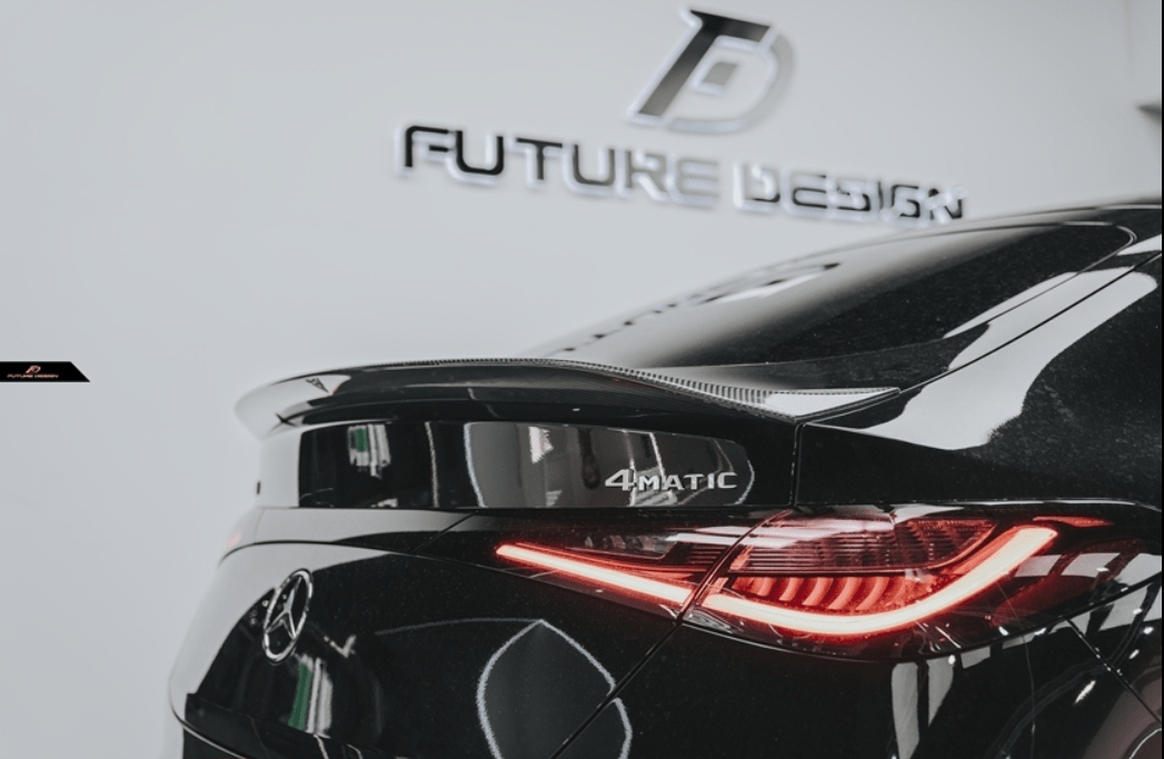 FUTURE DESIGN - MERCEDES BENZ GLC COUPE 2024+ CARBON FIBER REAR SPOILER - Aero Carbon UK