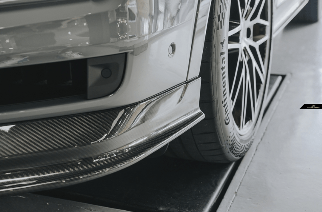 FUTURE DESIGN - PORSCHE CAYENNE COUPE 2024+ DRY CARBON FIBER FRONT LIP - Aero Carbon UK