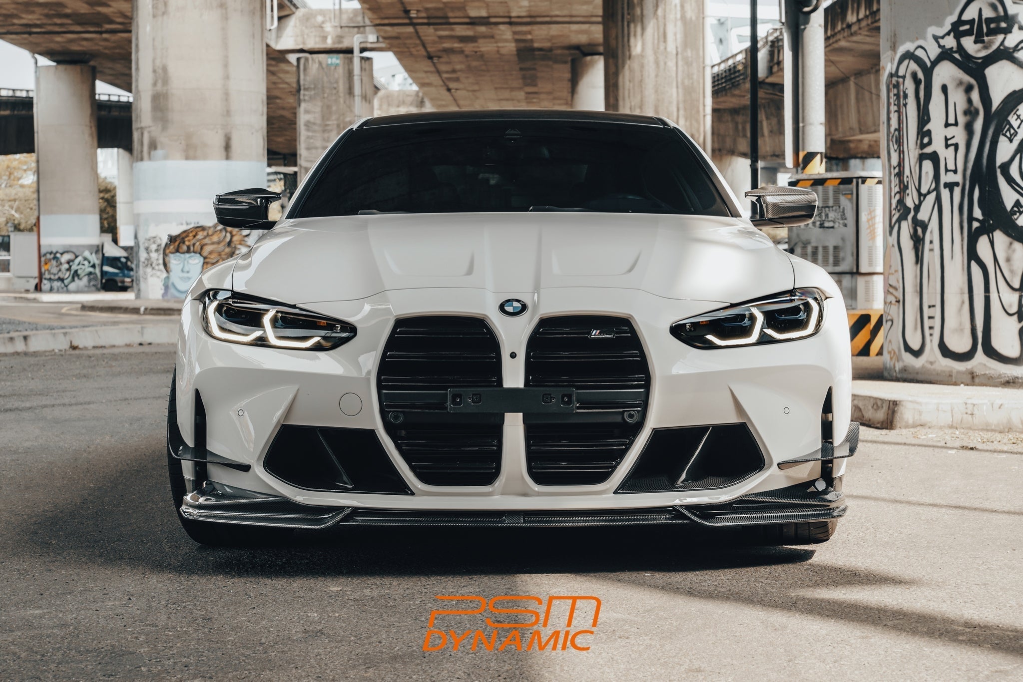 FUTURE DESIGN / PSM - BMW M3 G80 M4 G82 DRY CARBON FIBRE FRONT LIP - Aero Carbon UK