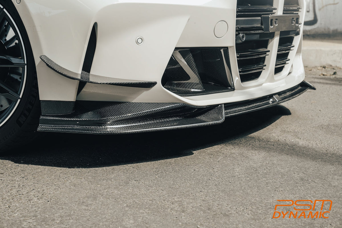 FUTURE DESIGN / PSM - BMW M3 G80 M4 G82 DRY CARBON FIBRE FRONT LIP - Aero Carbon UK