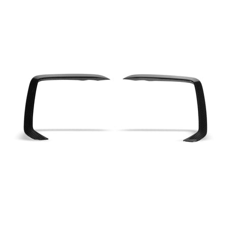 RevozPort BMW X6 G06 carbon fibre front canards detail