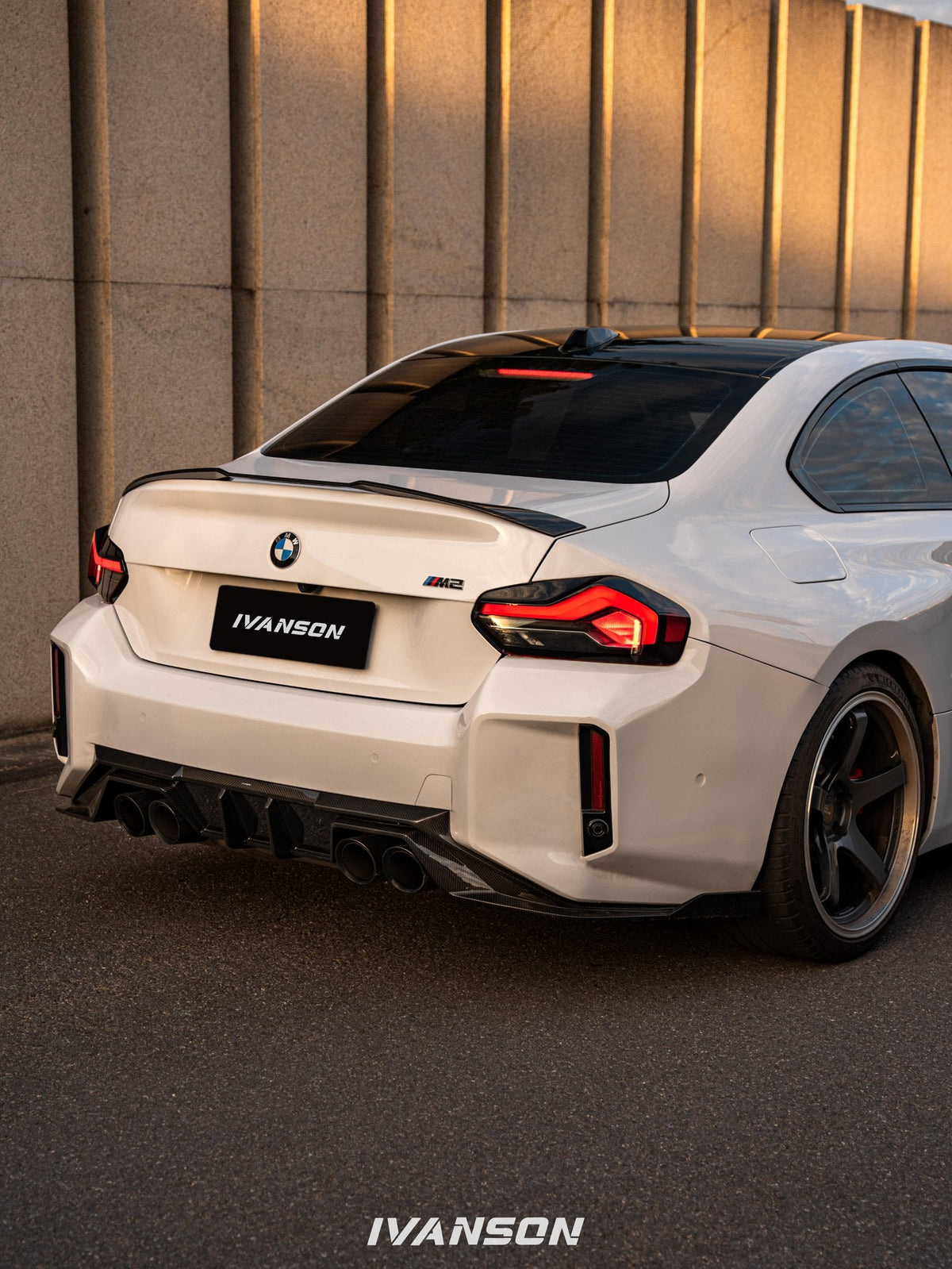 IVANSON - BMW M2 G87 / 2 SERIES G42 DRY CARBON FIBRE BOOT SPOILER - Aero Carbon UK