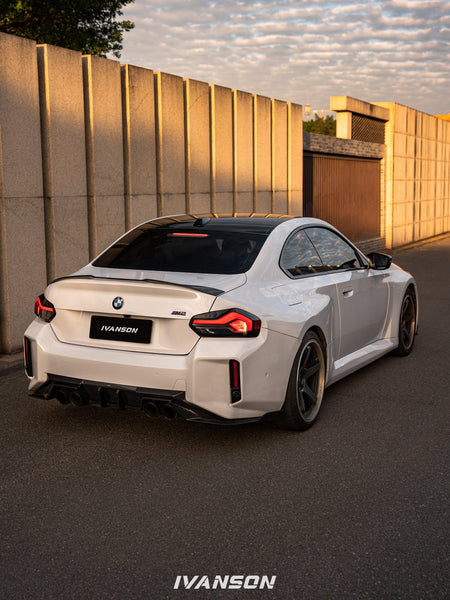 IVANSON - BMW M2 G87 / 2 SERIES G42 DRY CARBON FIBRE BOOT SPOILER - Aero Carbon UK