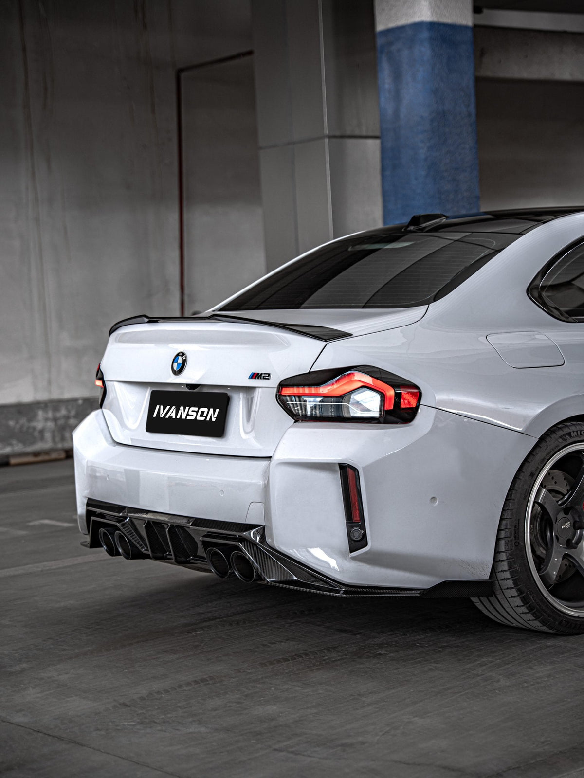 IVANSON - BMW M2 G87 / 2 SERIES G42 DRY CARBON FIBRE BOOT SPOILER - Aero Carbon UK
