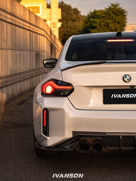 IVANSON - BMW M2 G87 / 2 SERIES G42 DRY CARBON FIBRE BOOT SPOILER - Aero Carbon UK