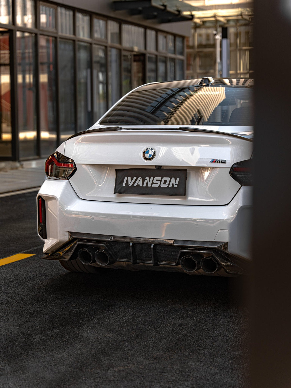 IVANSON - BMW M2 G87 / 2 SERIES G42 DRY CARBON FIBRE BOOT SPOILER - Aero Carbon UK