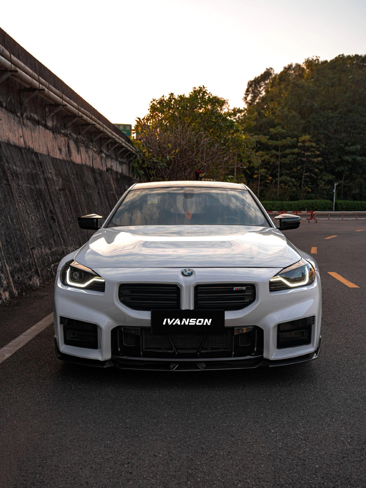 IVANSON - BMW M2 G87 DRY CARBON FIBER FRONT LIP - Aero Carbon UK
