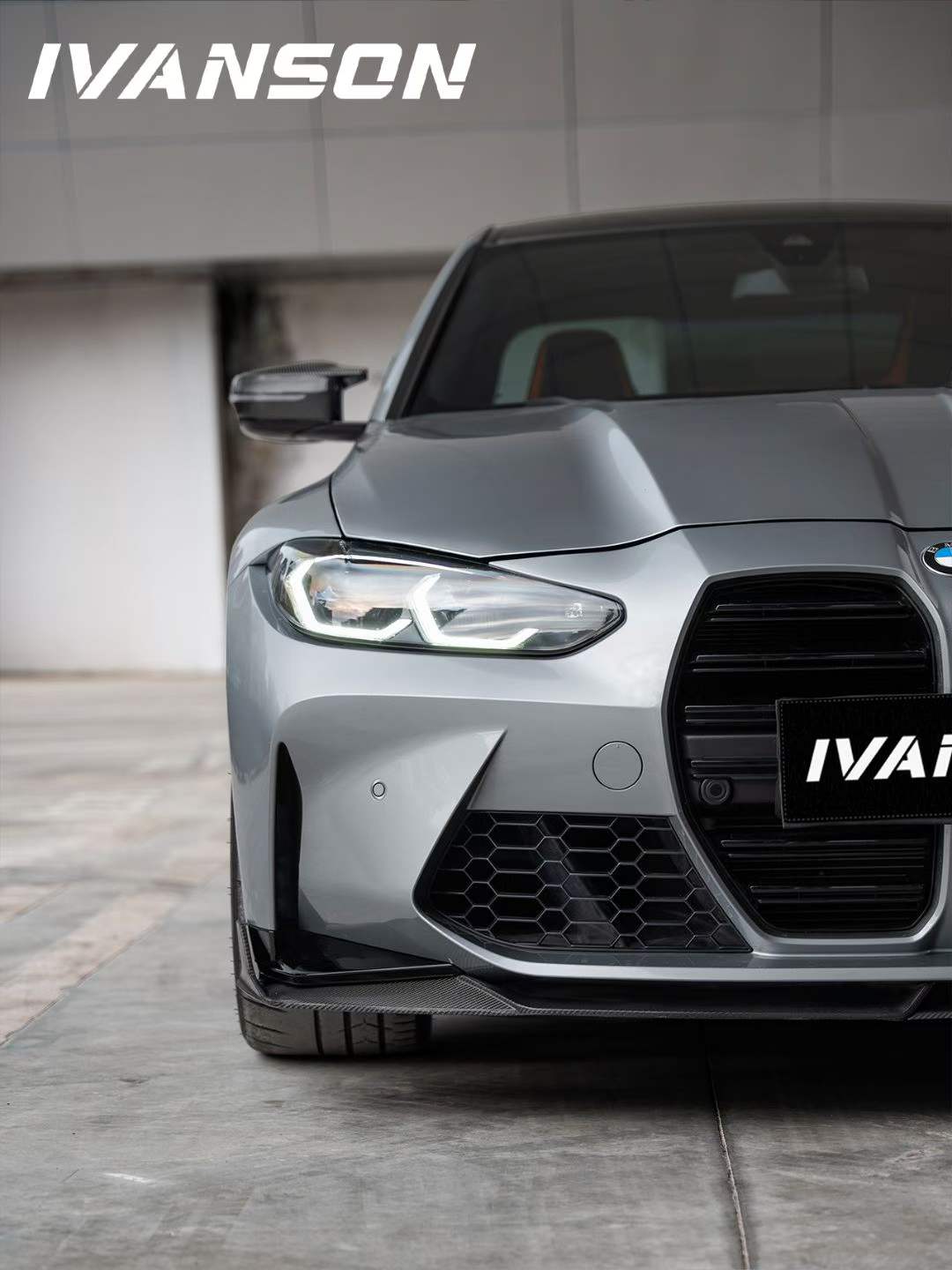 IVANSON - BMW M3 G80 DRY CARBON FIBER FRONT LIP - Aero Carbon UK