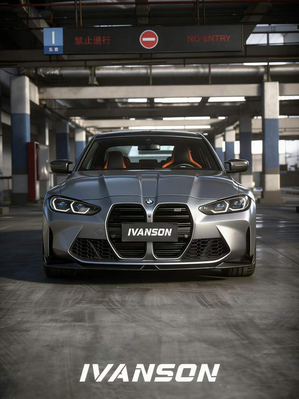IVANSON - BMW M3 G80 DRY CARBON FIBER FRONT LIP