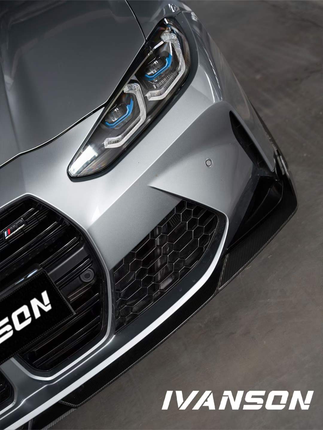 IVANSON - BMW M3 G80 DRY CARBON FIBER FRONT LIP - Aero Carbon UK