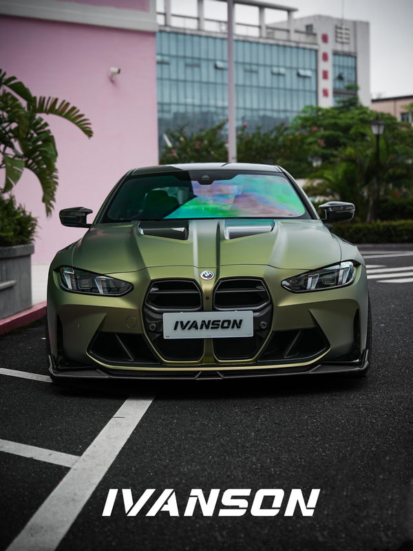 IVANSON - BMW M4 G82 DRY CARBON FIBER FRONT LIP