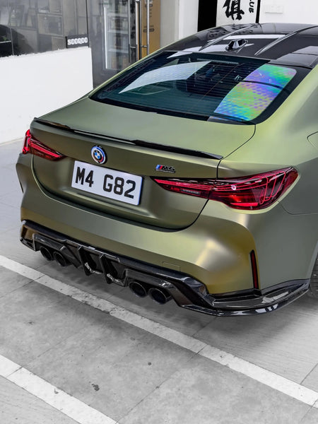 IVANSON - BMW M4 G82 DRY CARBON FIBER REAR SPOILER - Aero Carbon UK