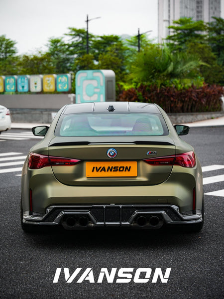 IVANSON - BMW M4 G82 DRY CARBON FIBER REAR SPOILER - Aero Carbon UK