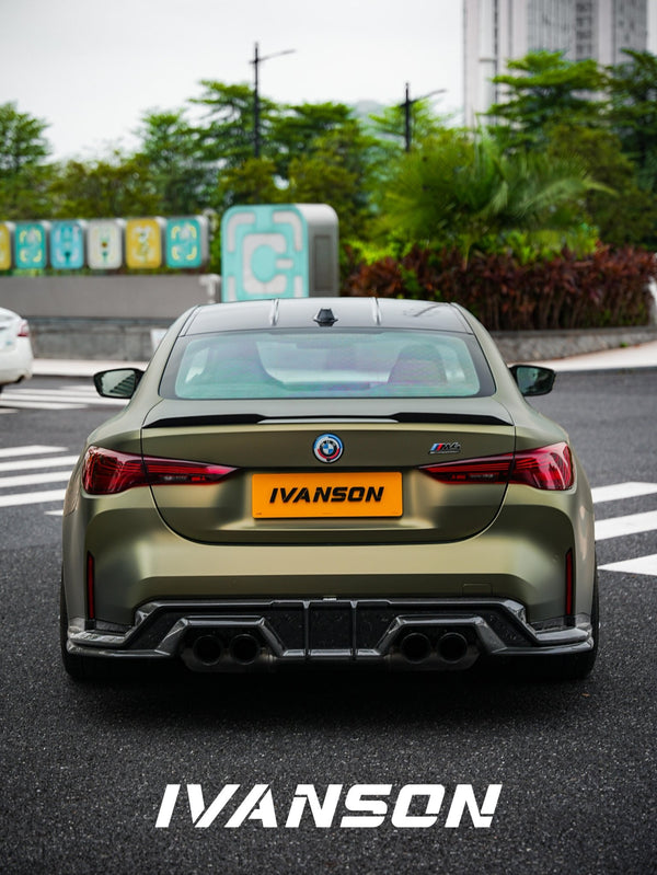 IVANSON - BMW M4 G82 DRY CARBON FIBER REAR DIFFUSER