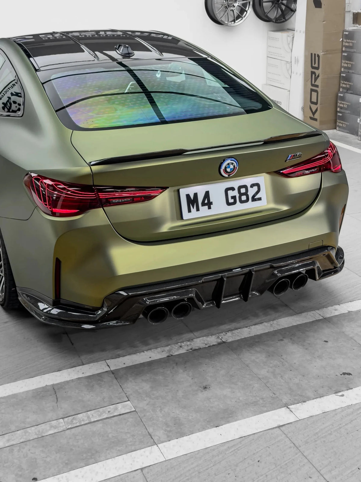 IVANSON - BMW M4 G82 DRY CARBON FIBER REAR SPOILER - Aero Carbon UK