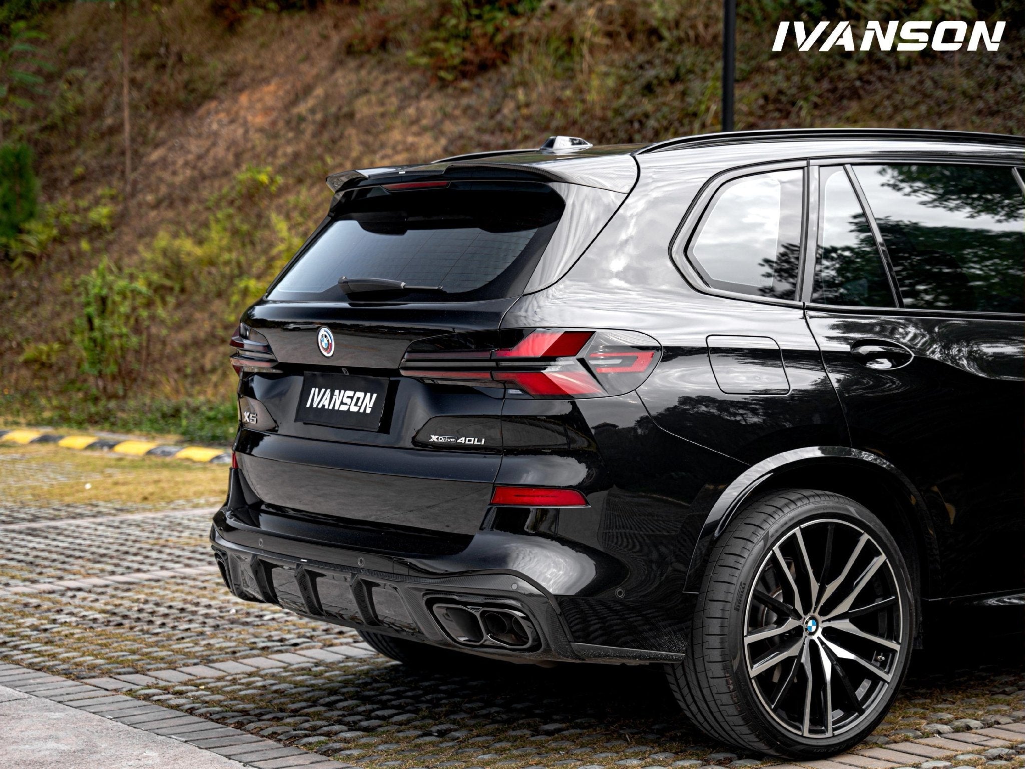 IVANSON - BMW X5 G05 LCI CARBON FIBRE REAR DIFFUSER - Aero Carbon UK