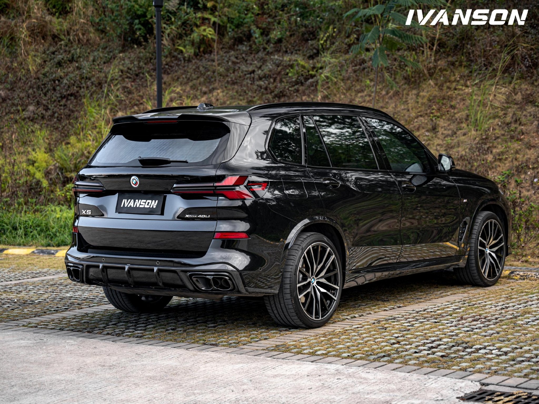 IVANSON - BMW X5 G05 LCI CARBON FIBRE REAR DIFFUSER - Aero Carbon UK