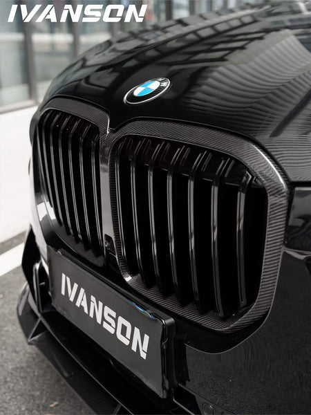 IVANSON - BMW X7 G07 LCI DRY CARBON FIBER FRONT GRILLE - Aero Carbon UK