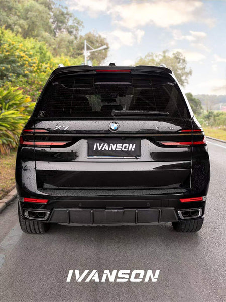 IVANSON - BMW X7 G07 LCI DRY CARBON FIBER REAR SPOILER - Aero Carbon UK
