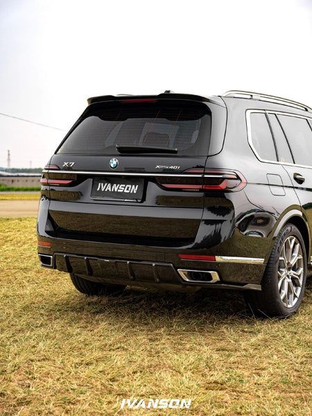 IVANSON - BMW X7 G07 LCI DRY CARBON FIBER REAR SPOILER - Aero Carbon UK