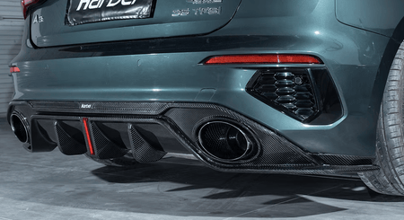 KARBEL - AUDI A3 / S3 8Y DRY CARBON FIBRE REAR DIFFUSER - Aero Carbon UK