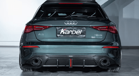 KARBEL - AUDI A3 / S3 8Y DRY CARBON FIBRE REAR DIFFUSER - Aero Carbon UK