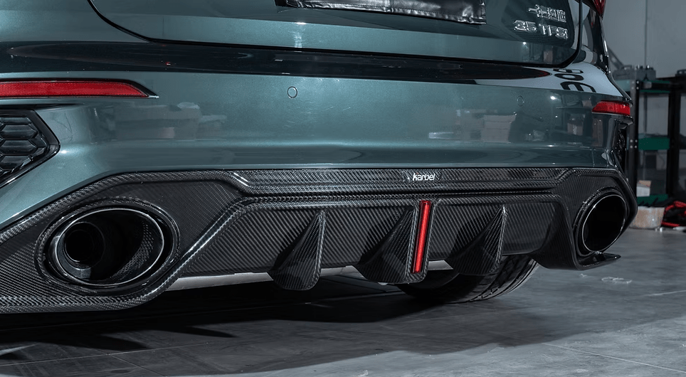 KARBEL - AUDI A3 / S3 8Y DRY CARBON FIBRE REAR DIFFUSER - Aero Carbon UK