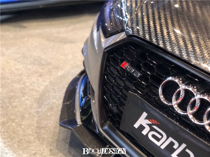 KARBEL - AUDI A3 / S3 / RS3 8V CARBON FIBRE HOOD V2 - Aero Carbon UK