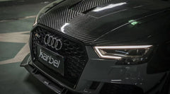 KARBEL - AUDI A3 / S3 / RS3 8V CARBON FIBRE HOOD V2 - Aero Carbon UK