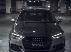 KARBEL - AUDI A3 / S3 / RS3 8V CARBON FIBRE HOOD V2 - Aero Carbon UK