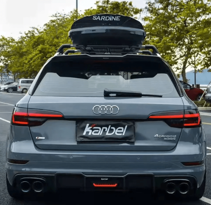 KARBEL - AUDI A4 ALLROAD B9 DRY CARBON FIBRE REAR DIFFUSER - Aero Carbon UK