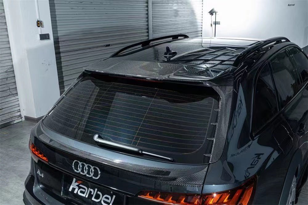 KARBEL - AUDI A4 AVANT ALLROAD B9 B9.5 CARBON FIBRE MID BOOT SPOILER - Aero Carbon UK