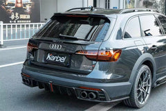 KARBEL - AUDI A4 AVANT ALLROAD B9 B9.5 CARBON FIBRE MID BOOT SPOILER - Aero Carbon UK