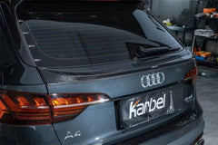 KARBEL - AUDI A4 AVANT ALLROAD B9 B9.5 CARBON FIBRE MID BOOT SPOILER - Aero Carbon UK