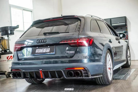 KARBEL - AUDI A4 AVANT ALLROAD B9 B9.5 CARBON FIBRE TOP SPOILER V1 - Aero Carbon UK