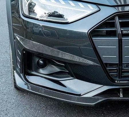 KARBEL - AUDI A4 AVANT ALLROAD B9.5 CARBON FIBRE FRONT UPPER VALANCES - Aero Carbon UK