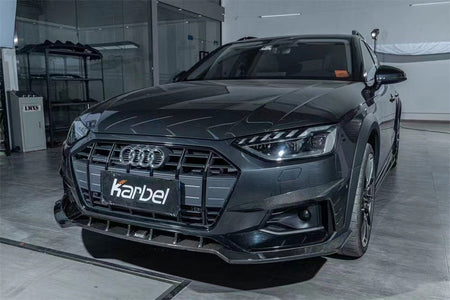 KARBEL - AUDI A4 AVANT ALLROAD B9.5 CARBON FIBRE FRONT UPPER VALANCES - Aero Carbon UK
