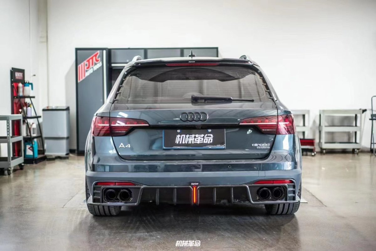 KARBEL - AUDI A4 AVANT ALLROAD B9.5 CARBON FIBRE REAR DIFFUSER - Aero Carbon UK