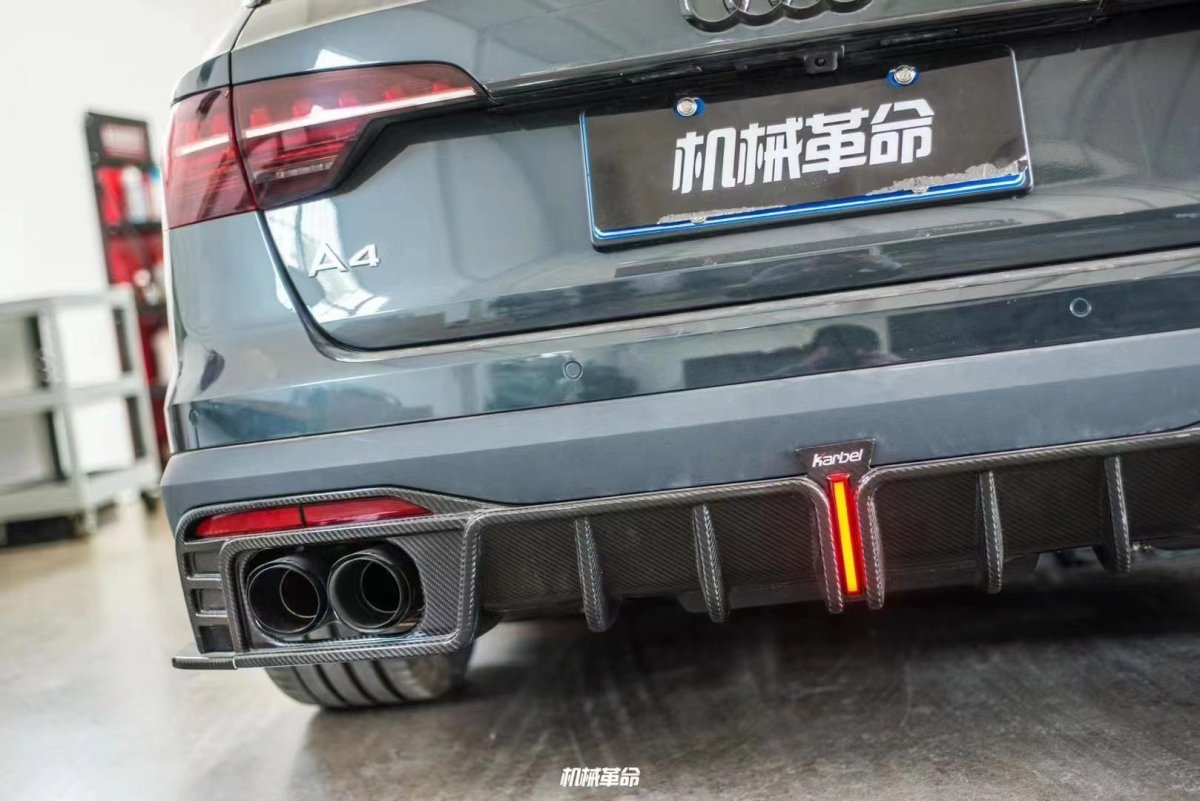 KARBEL - AUDI A4 AVANT ALLROAD B9.5 CARBON FIBRE REAR DIFFUSER - Aero Carbon UK