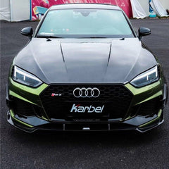 KARBEL - AUDI A5 / S5 B9 B9.5 DOUBLE-SIDED DRY CARBON FIBRE HOOD / BONNET - Aero Carbon UK