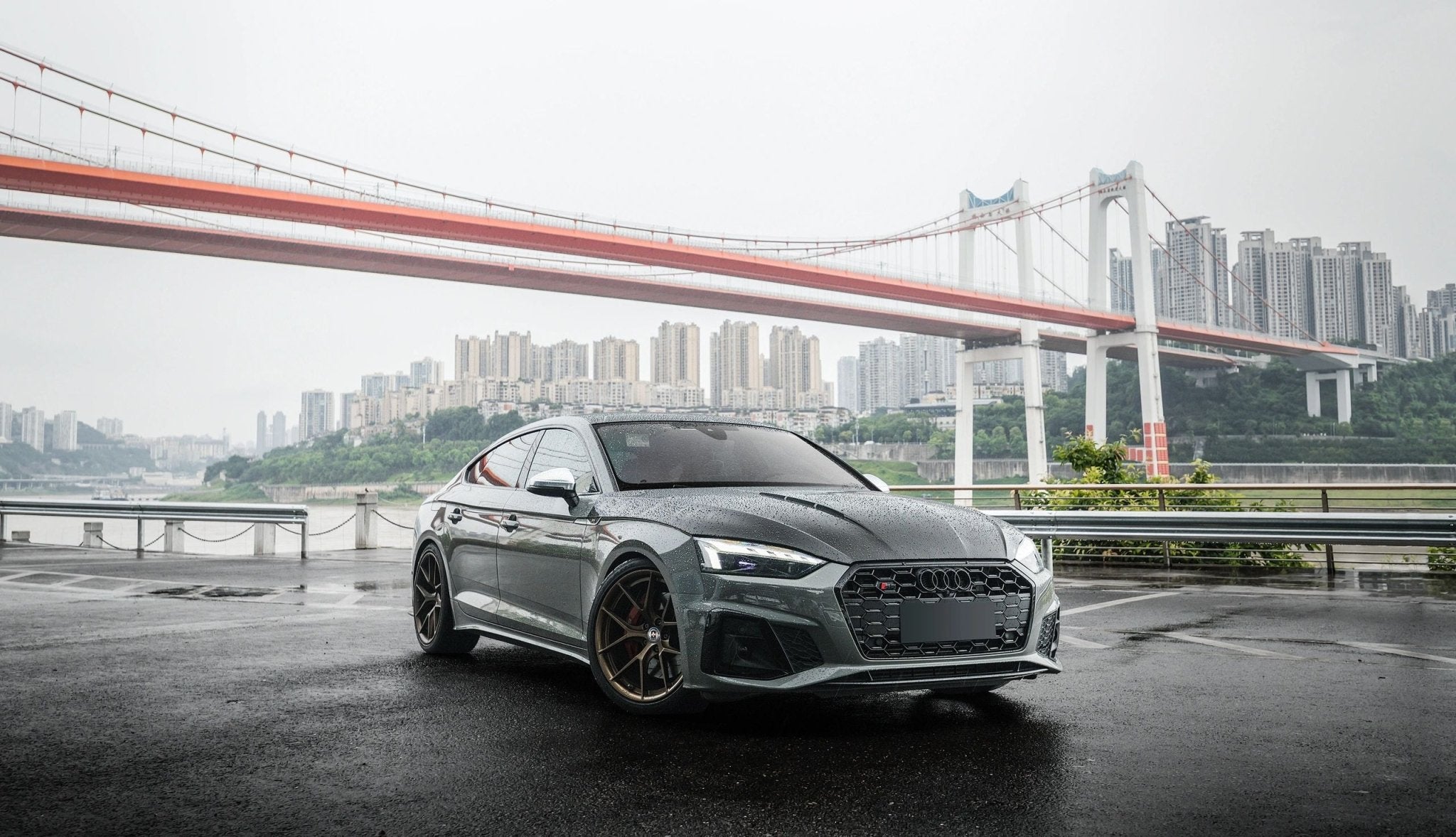 KARBEL - AUDI A5 / S5 B9 B9.5 DOUBLE - SIDED DRY CARBON FIBRE HOOD / BONNET - Aero Carbon UK
